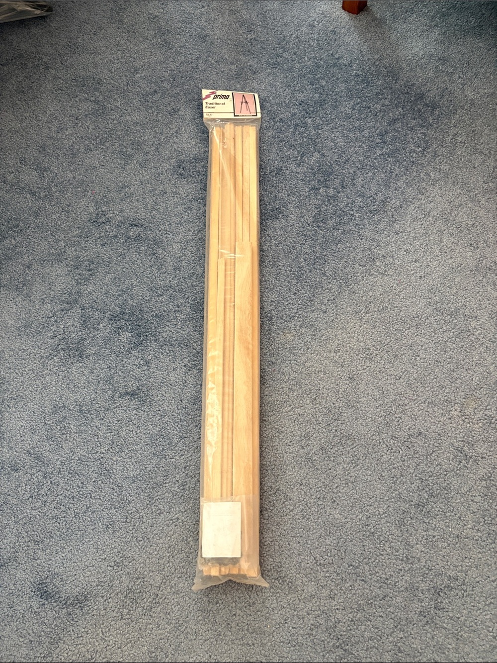 Art Easel for Painting and Display - natural wood